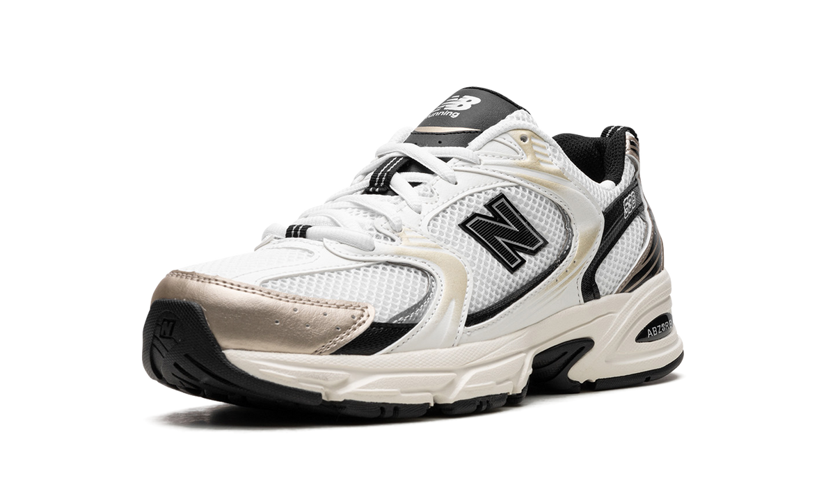 Overkicks - New Balance 530 White Light Gold Metallic (MR530TC) - detalle suela