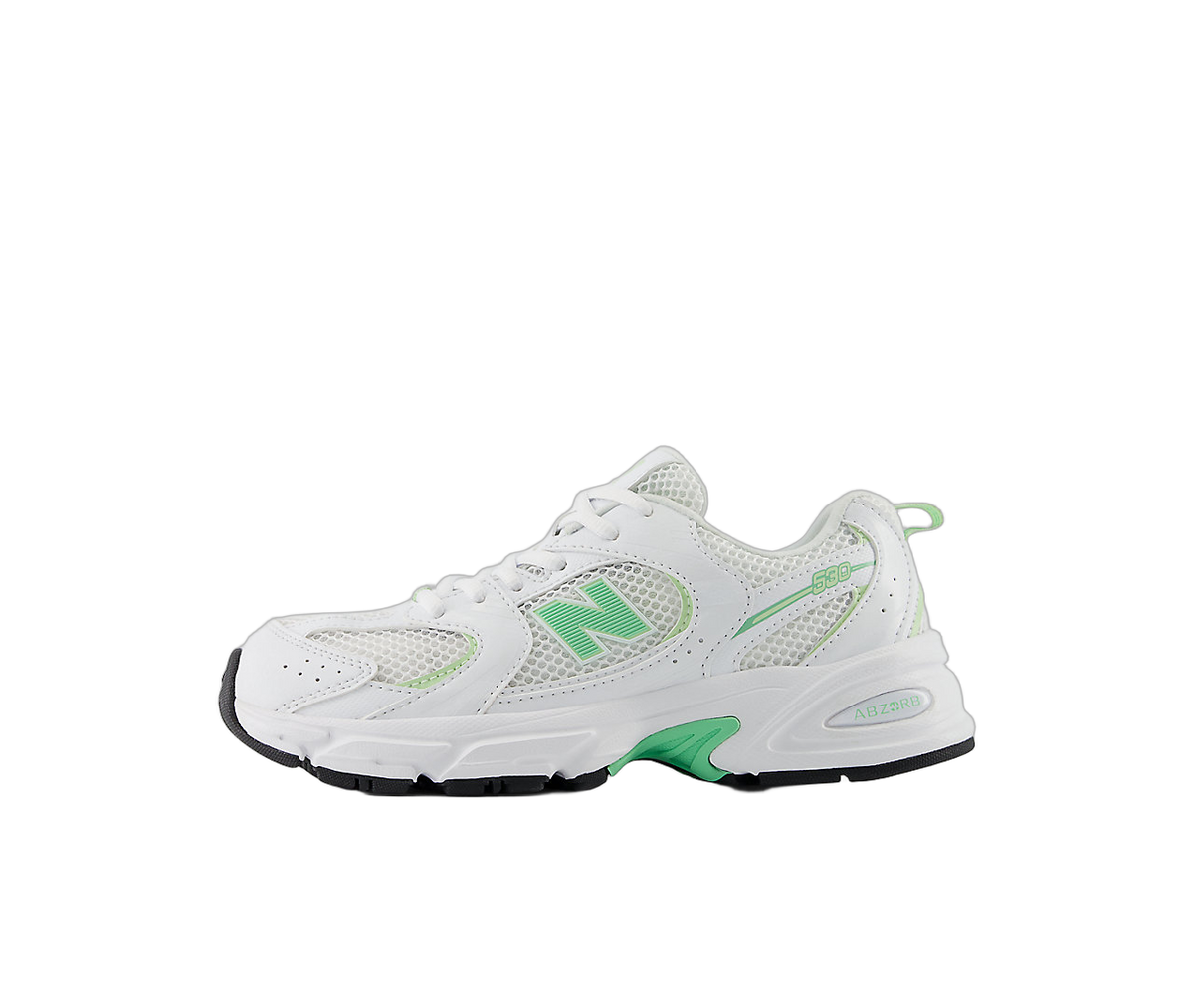 Overkicks - New Balance 530 White Melon Water (GS) (GR530SM) - vista lateral