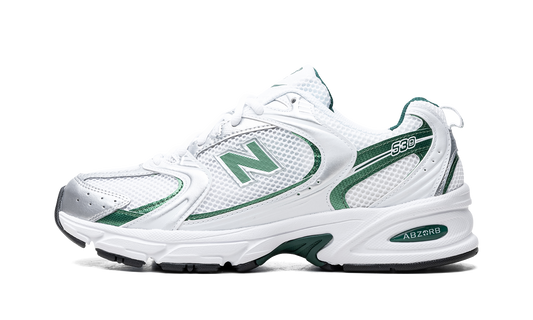 Overkicks - New Balance 530 White Nightwatch Green (MR530ENG) - vista lateral