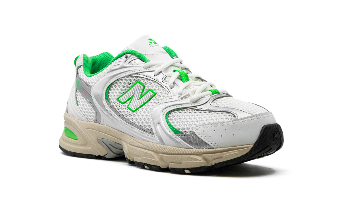 Overkicks - New Balance 530 White Palm Leaf (MR530EC) - detalle lateral interior