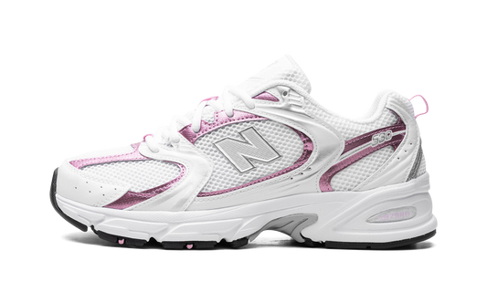 Overkicks - New Balance 530 White Pink Sugar (MR530PK) - vista lateral