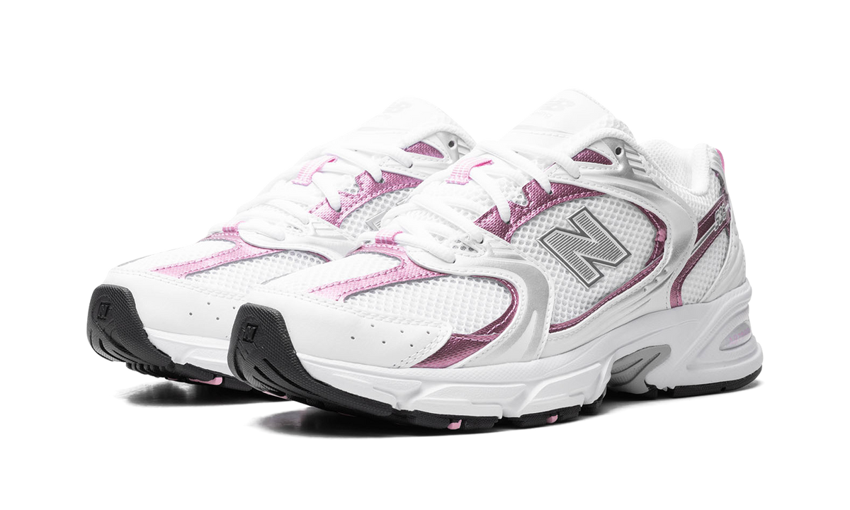 Overkicks - New Balance 530 White Pink Sugar (MR530PK) - vista trasera