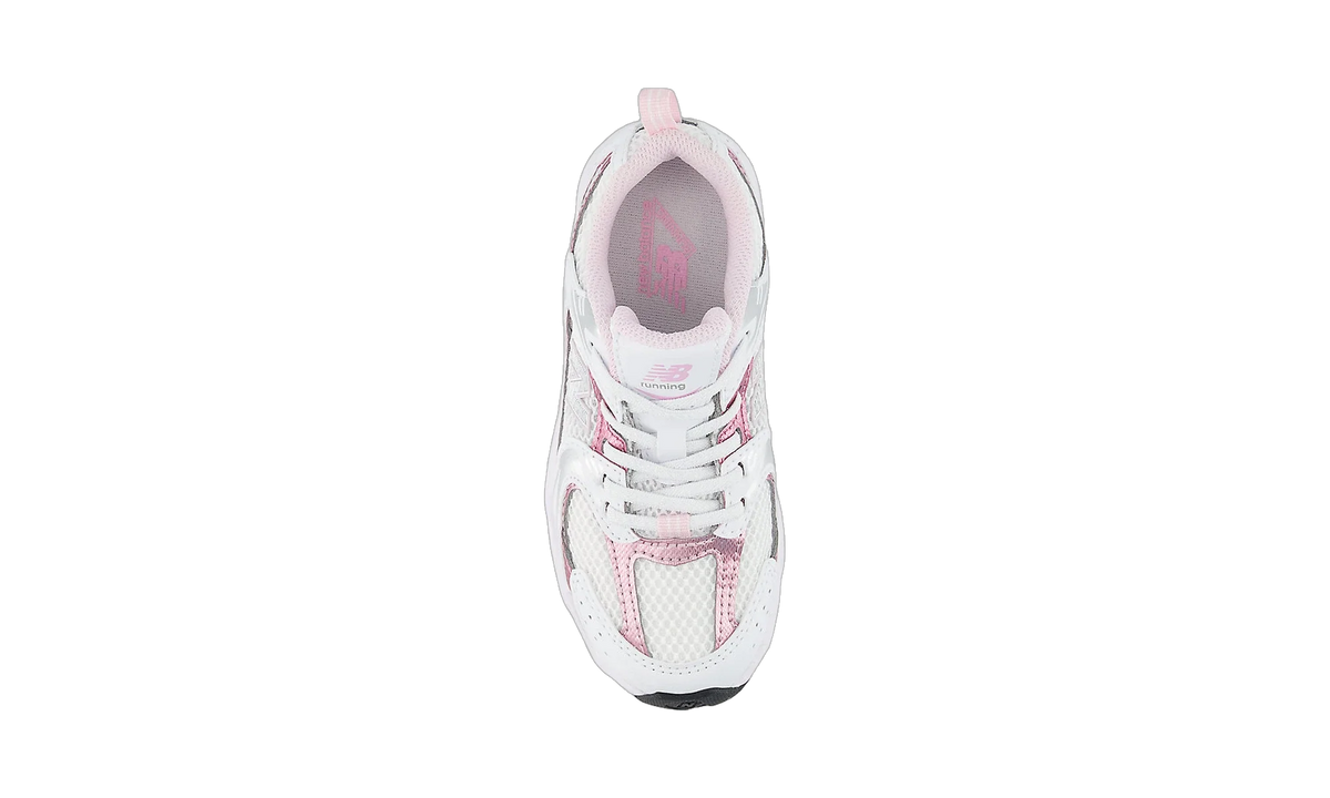 Overkicks - New Balance 530 White Pink Sugar Silver Metallic (PS) (PZ530RK) - imagen 4