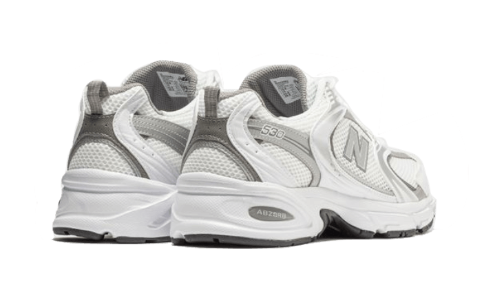 Overkicks - New Balance 530 White Silver (GS) (GR530AD) - imagen 3