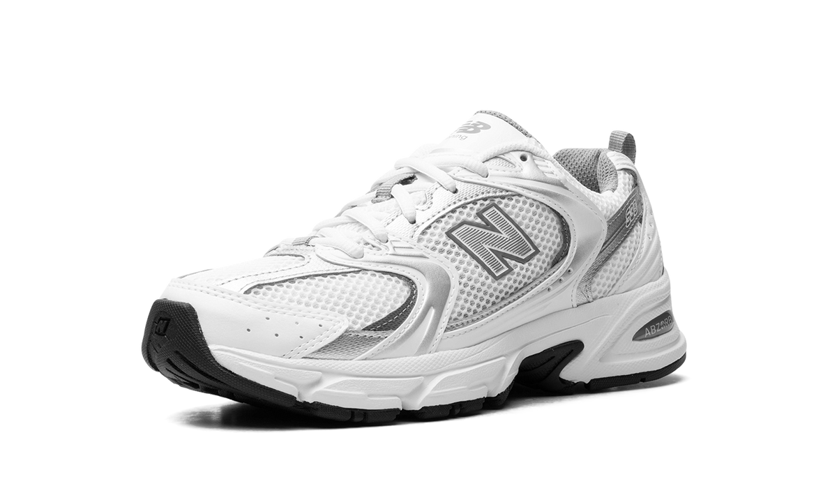 Overkicks - New Balance 530 White Silver Metallic (MR530AD) - detalle suela