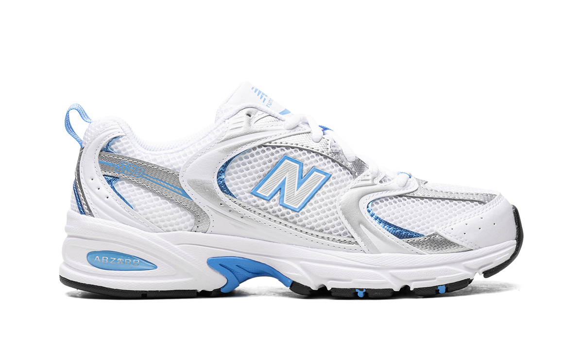 Overkicks - New Balance 530 White Sky Blue (MR530DRW) - detalle talón