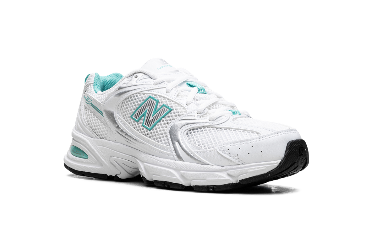 Overkicks - New Balance 530 White Teal (MR530FWT) - detalle lateral interior