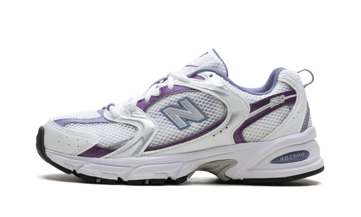 Overkicks - New Balance 530 White Violet (MR530RE) - vista lateral