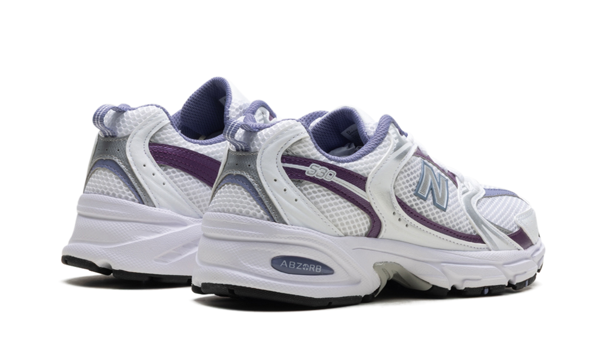 Overkicks - New Balance 530 White Violet (MR530RE) - par completo
