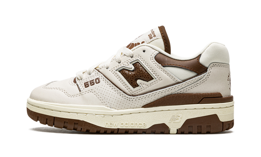 Overkicks - New Balance 550 Aime Leon Dore Brown (BB550AB1) - vista lateral