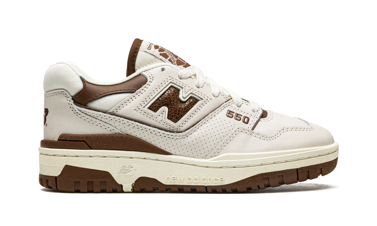 Overkicks - New Balance 550 Aime Leon Dore Brown (BB550AB1) - detalle talón