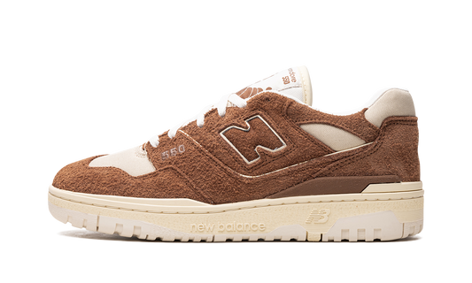 Overkicks - New Balance 550 Aime Leon Dore Brown Suede (BB550DB1) - vista lateral