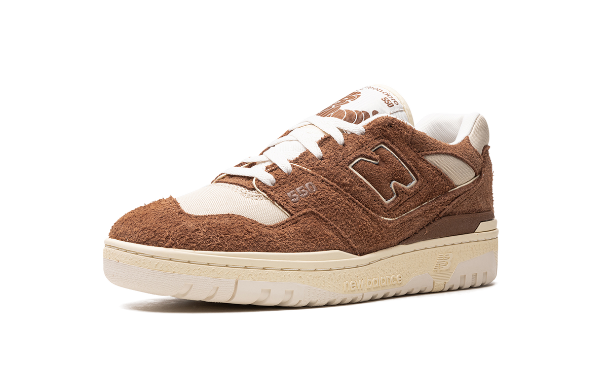Overkicks - New Balance 550 Aime Leon Dore Brown Suede (BB550DB1) - detalle suela