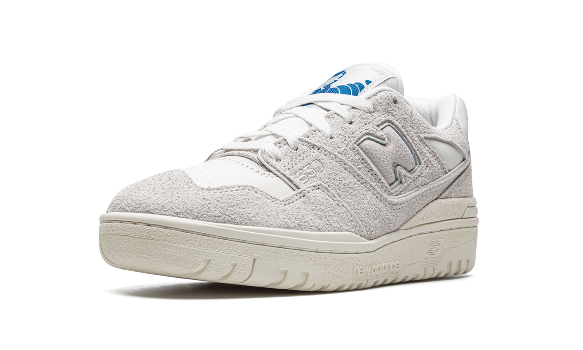 Overkicks - New Balance 550 Aime Leon Dore Grey Suede (BB550AC1) - detalle suela