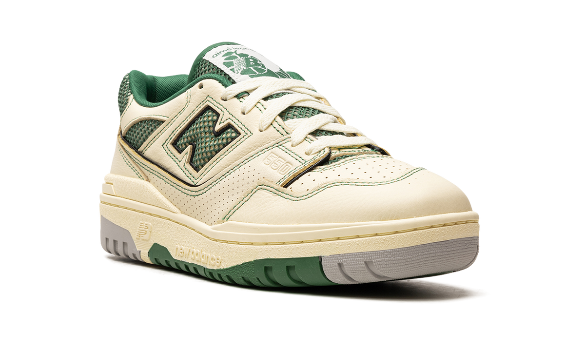 Overkicks - New Balance 550 Aime Leon Dore Masaryk Community Gym Green (BB550AY1) - detalle lateral interior