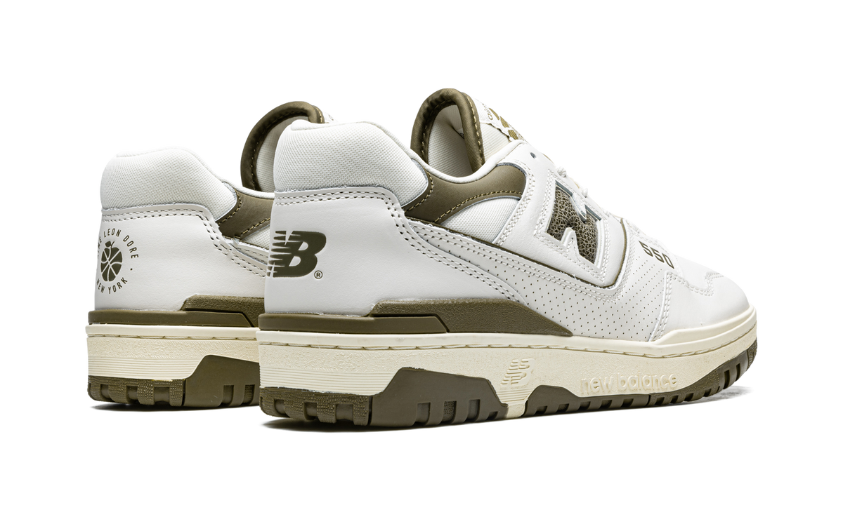 Overkicks - New Balance 550 Aime Leon Dore Olive (BB550AD1) - par completo