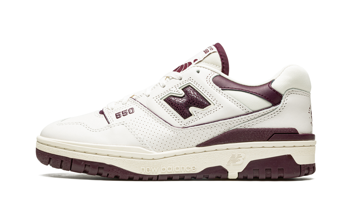 Overkicks - New Balance 550 Aime Leon Dore Purple (BB550AR1) - vista lateral