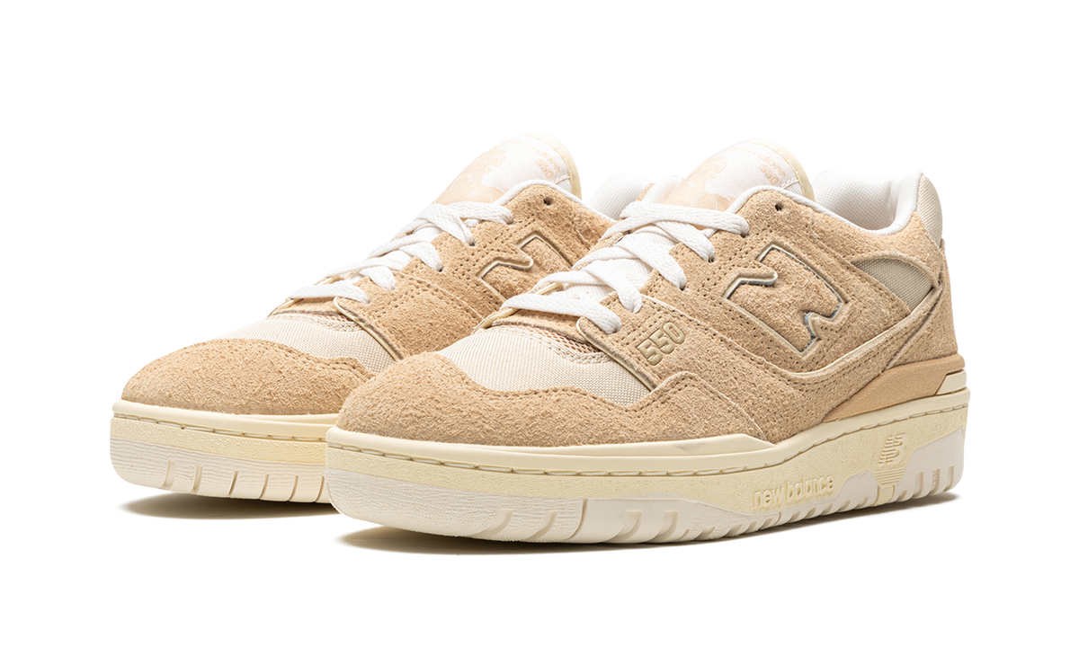 Overkicks - New Balance 550 Aime Leon Dore Taupe Suede (BB550DA1) - vista trasera