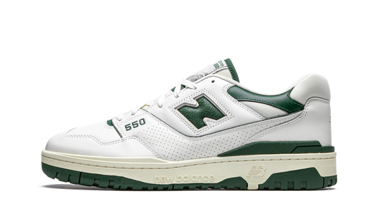 Overkicks - New Balance 550 Aime Leon Dore White Green (BB550ALD) - vista lateral