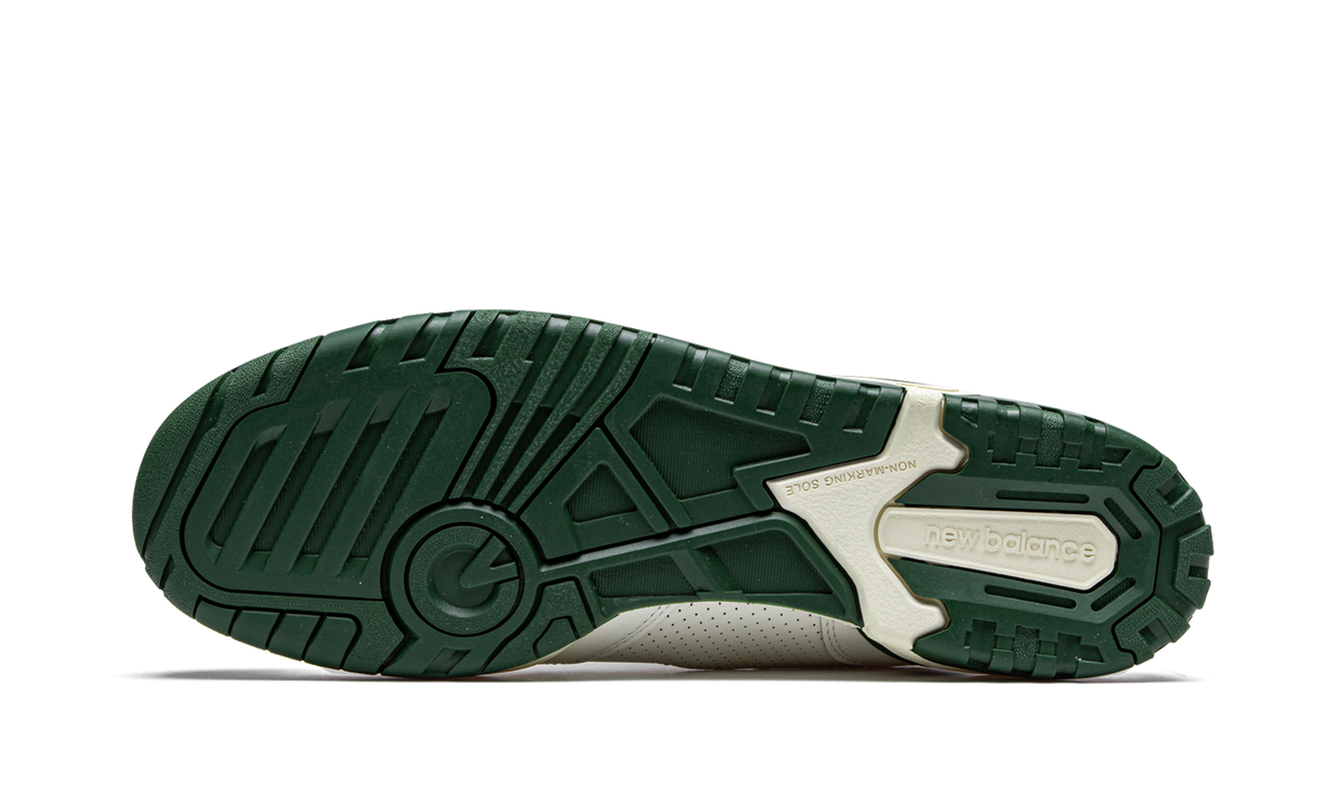 Overkicks - New Balance 550 Aime Leon Dore White Green (BB550ALD) - vista superior