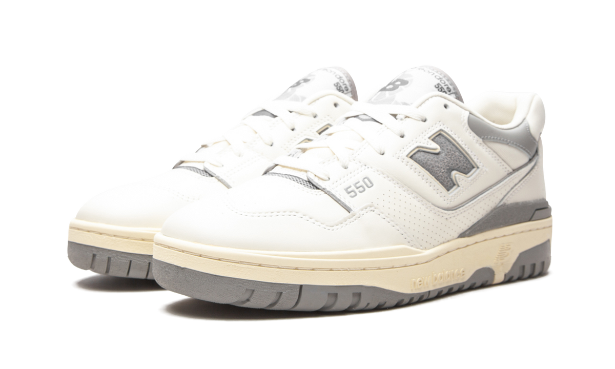 Overkicks - New Balance 550 Aime Leon Dore White Grey (BB550ALE) - vista trasera
