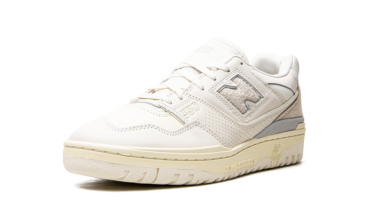 Overkicks - New Balance 550 Aime Leon Dore White Leather (BB550AM1) - detalle suela