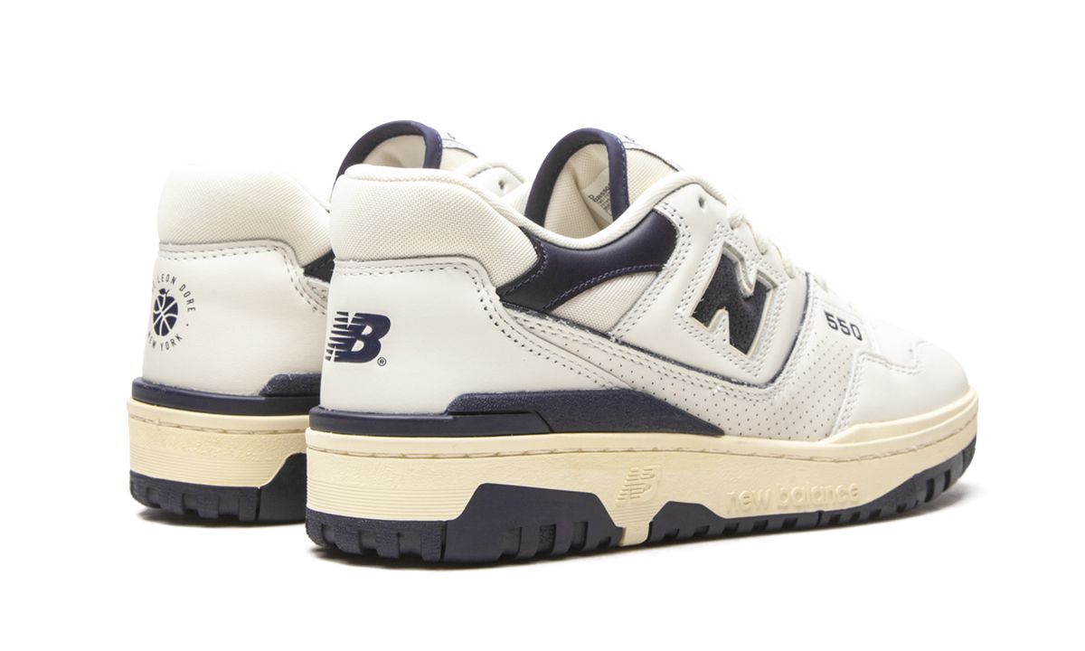 Overkicks - New Balance 550 Aime Leon Dore White Navy (BB550ALF) - par completo