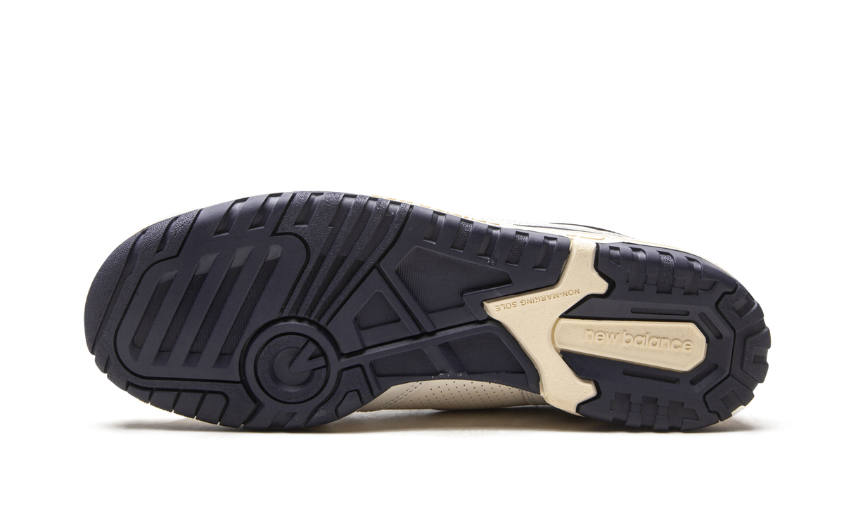 Overkicks - New Balance 550 Aime Leon Dore White Navy (BB550ALF) - vista superior