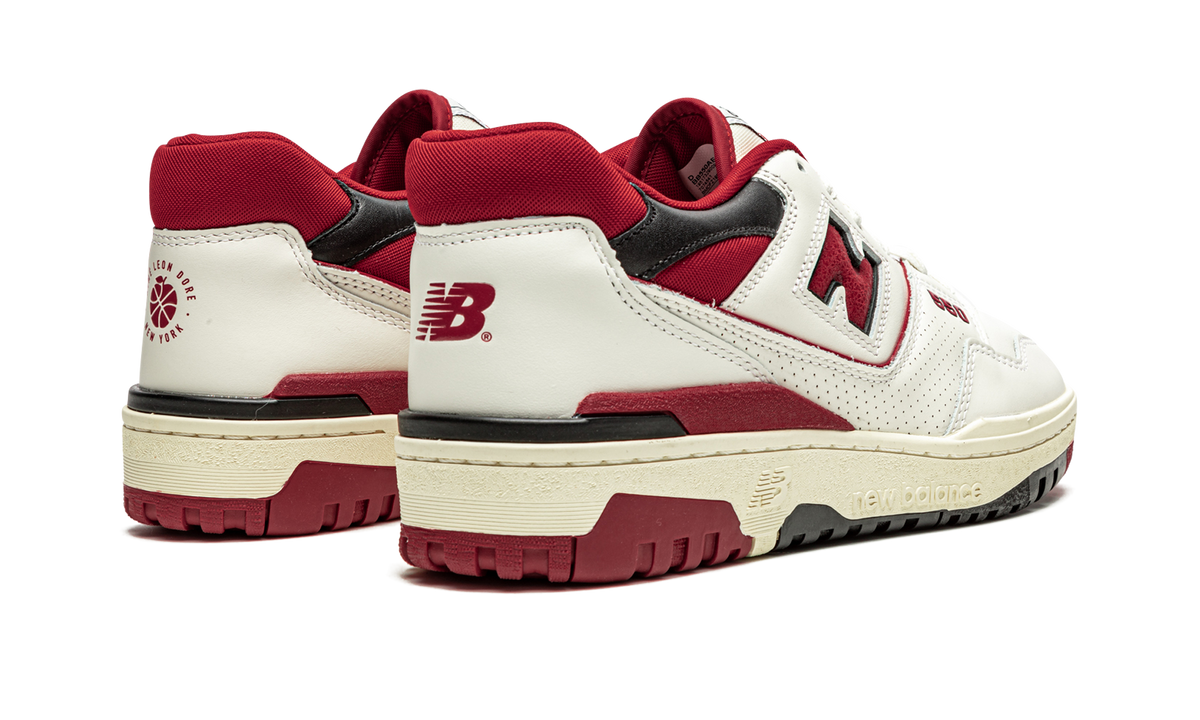 Overkicks - New Balance 550 Aime Leon Dore White Red (BB550AE1) - par completo