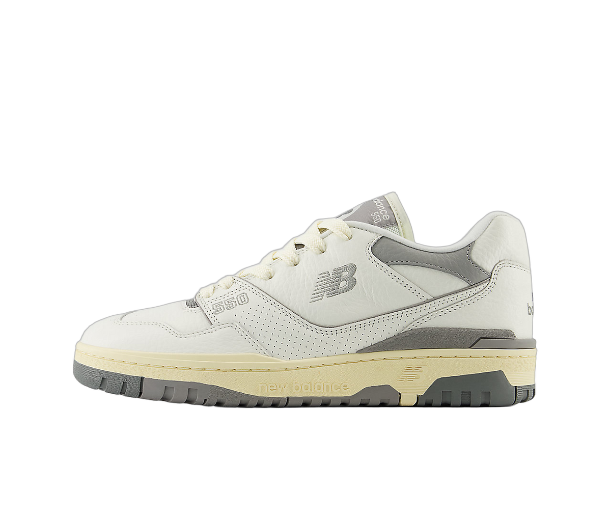 Overkicks - New Balance 550 Away Grey Mini Logo (BB550PTC) - vista lateral