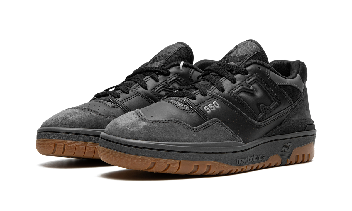 Overkicks - New Balance 550 Black Gum White (BB550BGU) - vista trasera