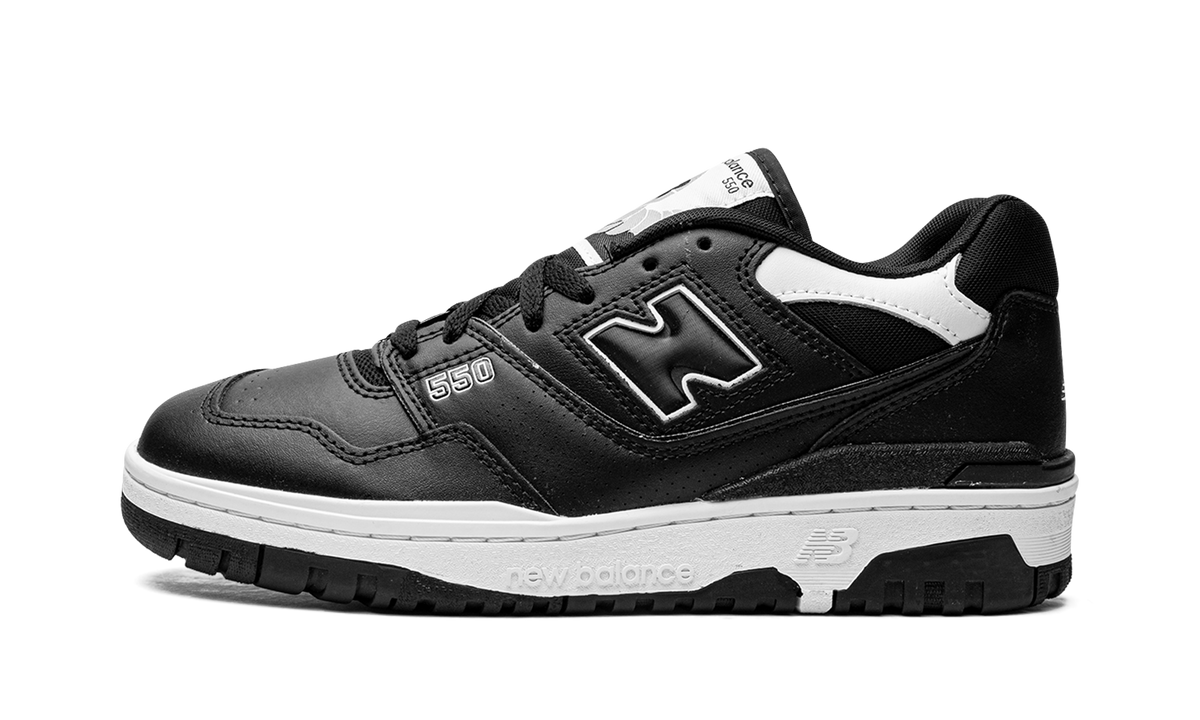 Overkicks - New Balance 550 Black White (BB550SV1) - vista lateral