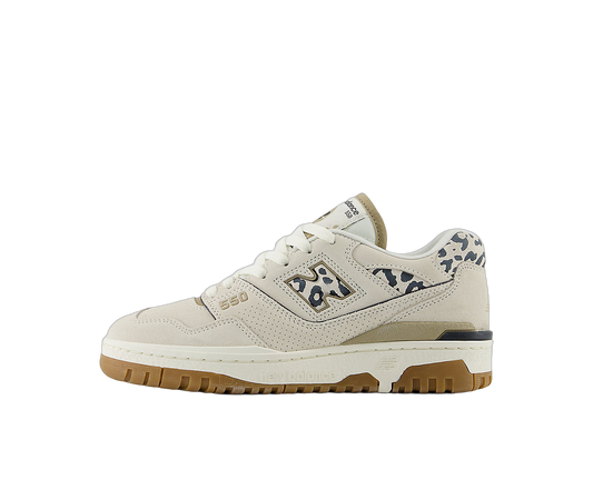 Overkicks - New Balance 550 Leopard Sea Salt (Womens) (BBW550QA) - vista lateral
