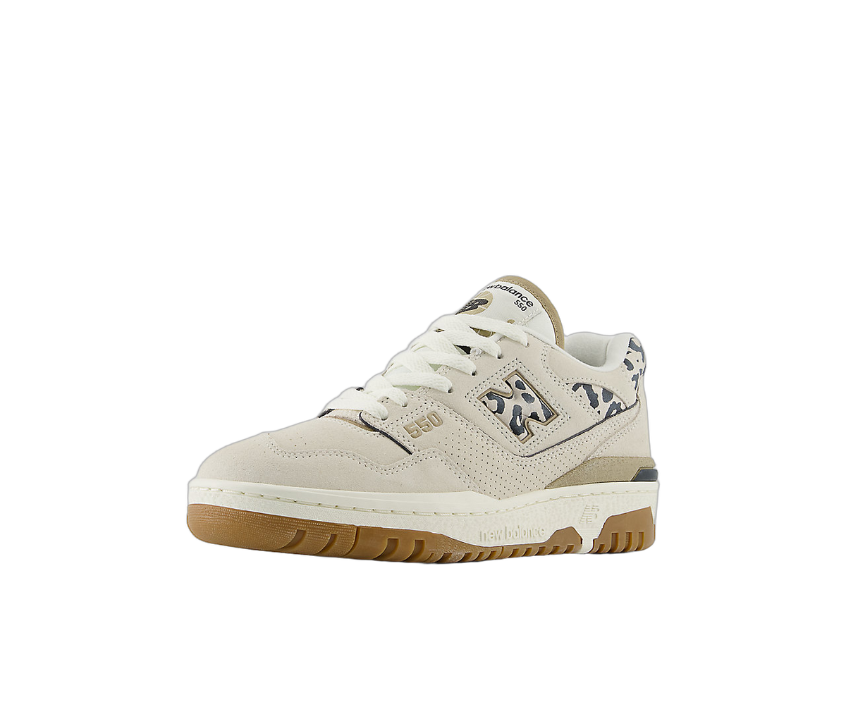 Overkicks - New Balance 550 Leopard Sea Salt (Womens) (BBW550QA) - vista trasera