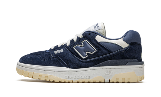Overkicks - New Balance 550 Natural Indigo Suede (BB550SLA) - vista lateral