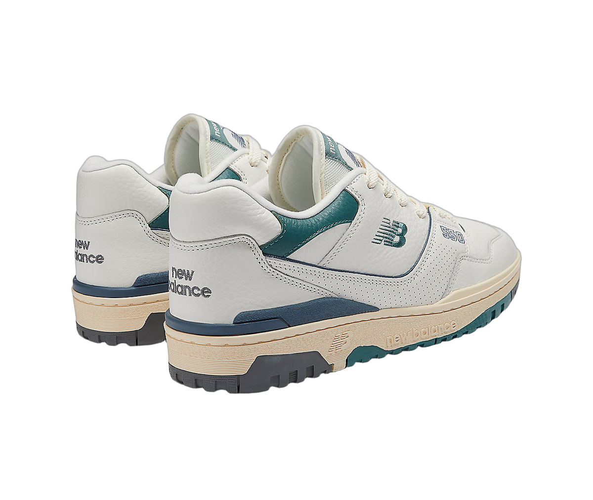 Overkicks - New Balance 550 New Spruce Mini Logo (BB550PTB) - par completo