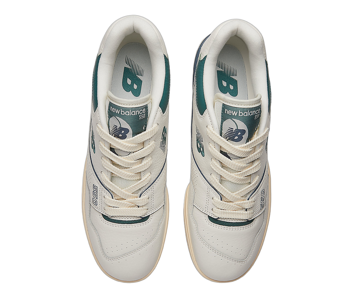 Overkicks - New Balance 550 New Spruce Mini Logo (BB550PTB) - detalle suela