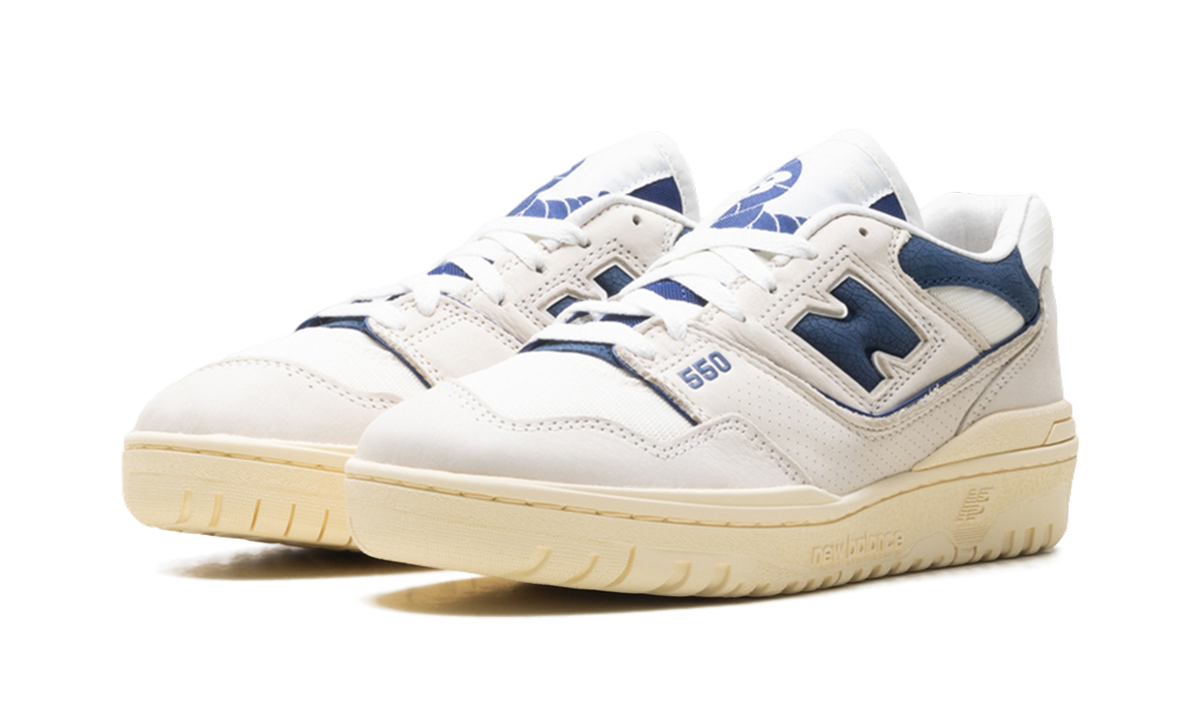 Overkicks - New Balance 550 Permafrost Blue Oyster (BB550LRB) - vista trasera