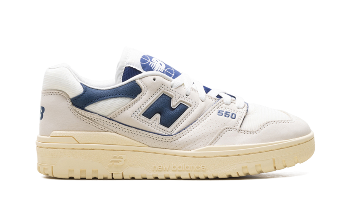 Overkicks - New Balance 550 Permafrost Blue Oyster (BB550LRB) - detalle talón