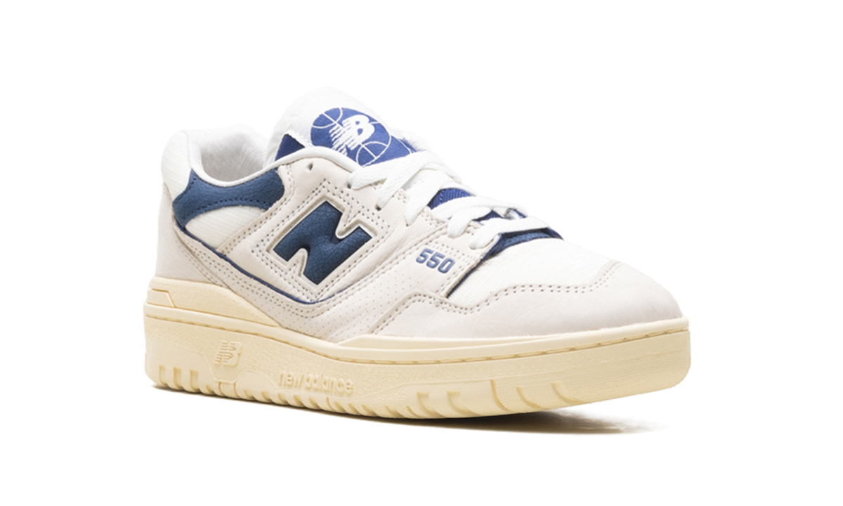 Overkicks - New Balance 550 Permafrost Blue Oyster (BB550LRB) - detalle lateral interior