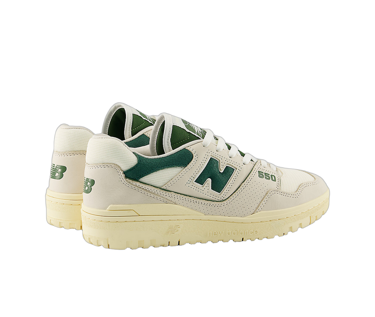 Overkicks - New Balance 550 Permafrost Dark Alpine Green (BB550LGR) - par completo