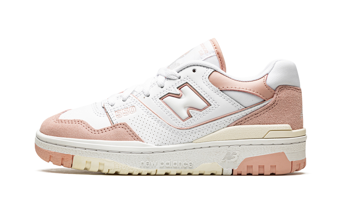 Overkicks - New Balance 550 Pink Sand Sea Salt (Womens) (BBW550CD) - vista lateral