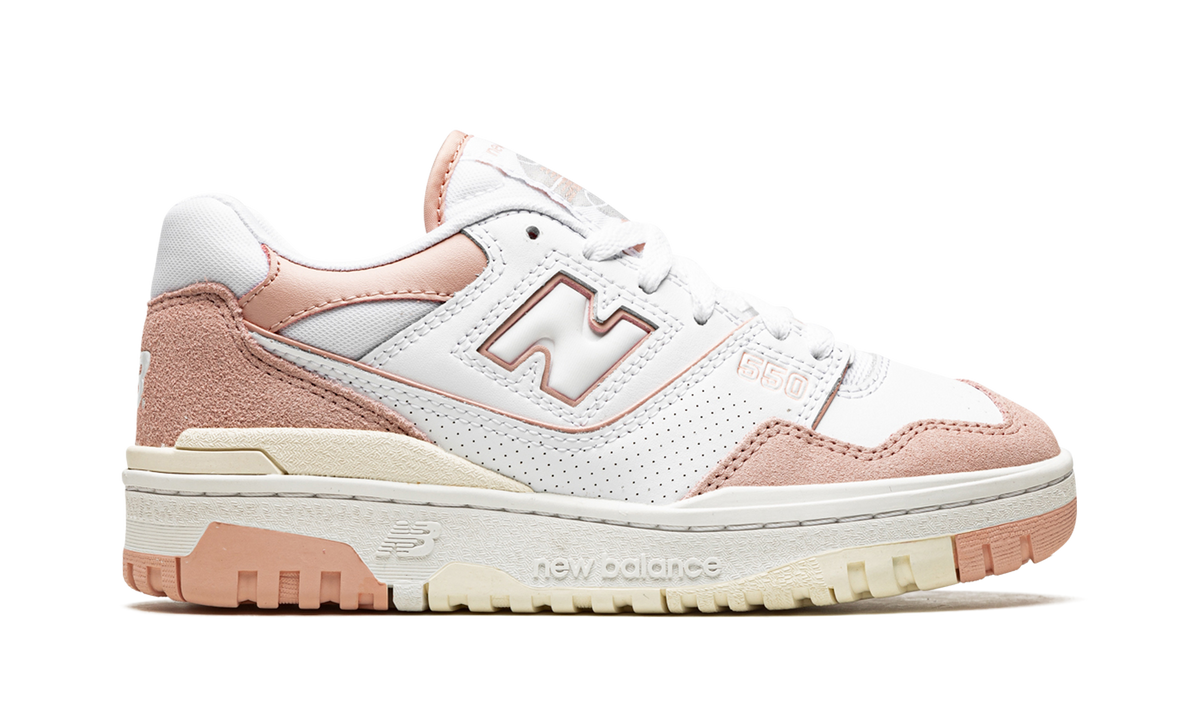 Overkicks - New Balance 550 Pink Sand Sea Salt (Womens) (BBW550CD) - detalle talón