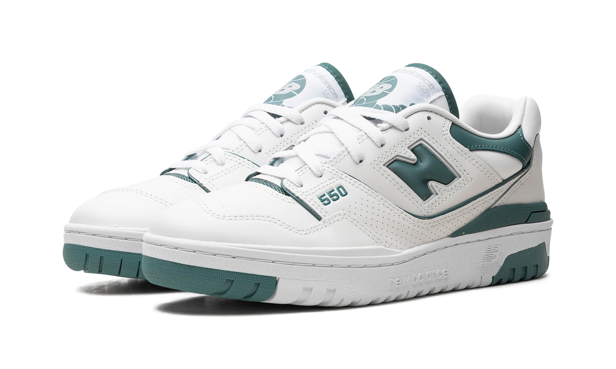 Overkicks - New Balance 550 Reflection New Spruce (Womens) (BBW550BI) - vista trasera
