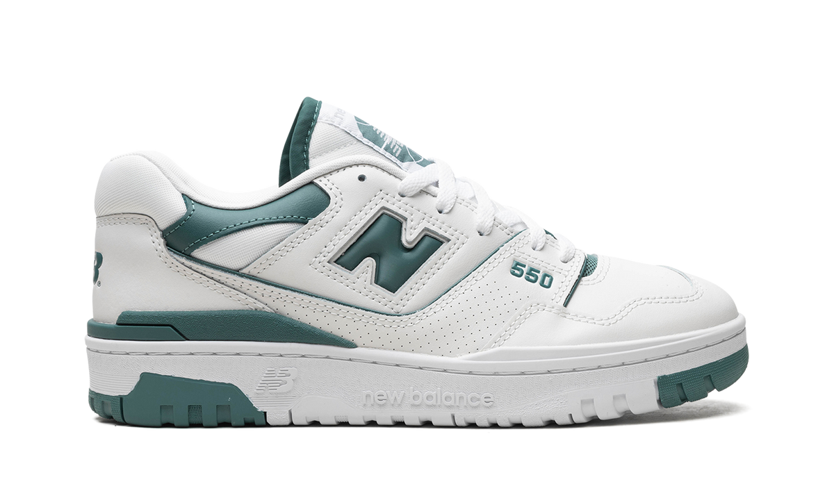 Overkicks - New Balance 550 Reflection New Spruce (Womens) (BBW550BI) - detalle talón