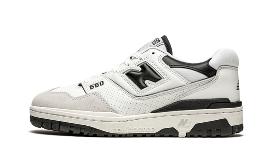 Overkicks - New Balance 550 Sea Salt Black (BB550LM1) - vista lateral