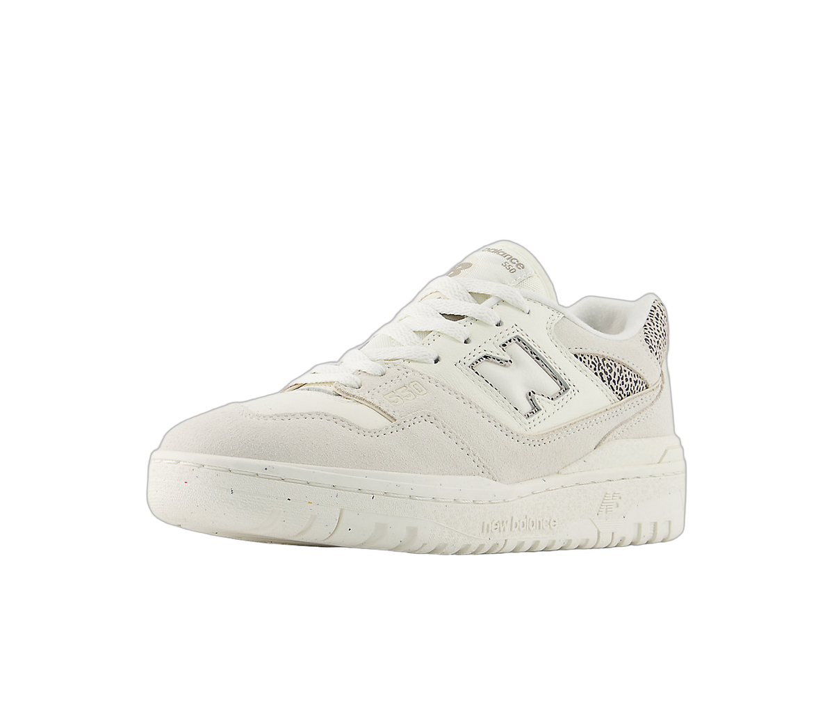 Overkicks - New Balance 550 Sea Salt Black Leopard (Womens) (BBW550CN) - vista trasera