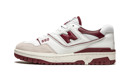 Overkicks - New Balance 550 Sea Salt Burgundy (BB550LI1) - vista lateral