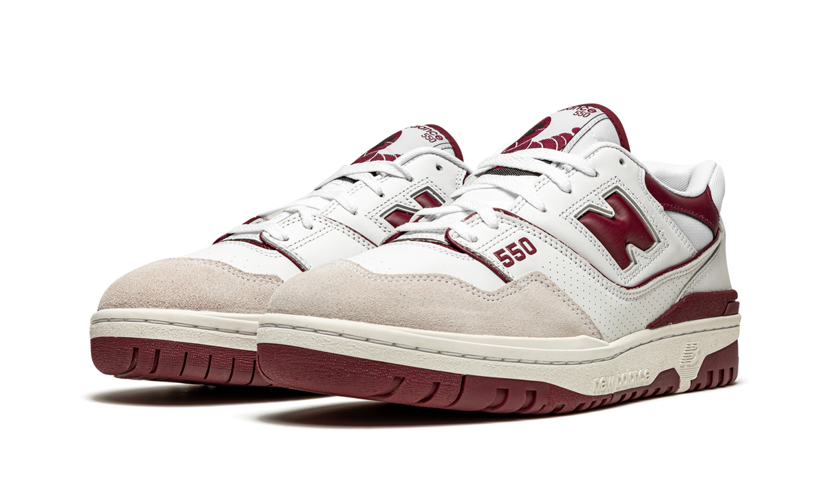 Overkicks - New Balance 550 Sea Salt Burgundy (BB550LI1) - vista trasera