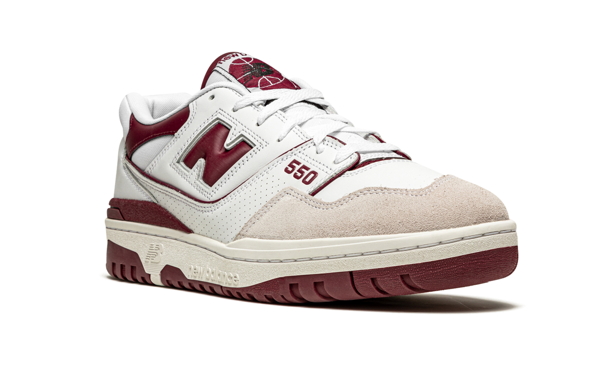 Overkicks - New Balance 550 Sea Salt Burgundy (BB550LI1) - detalle lateral interior